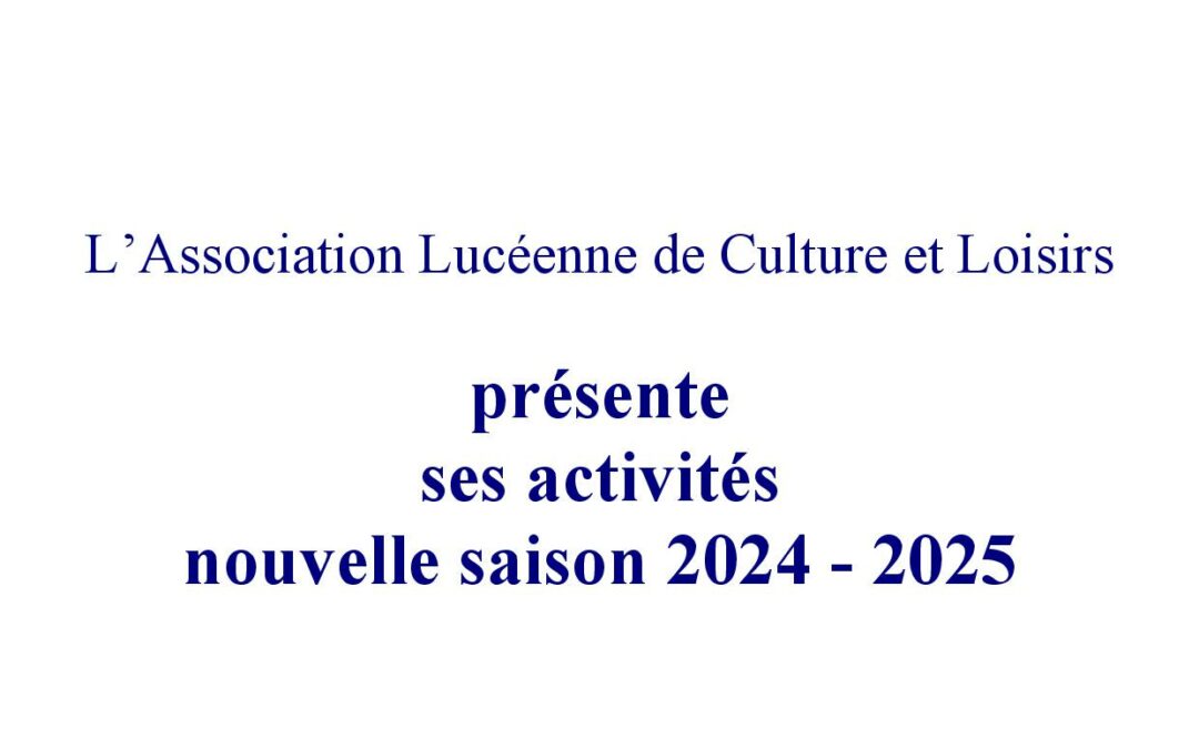 ALCL saison 2024-2025